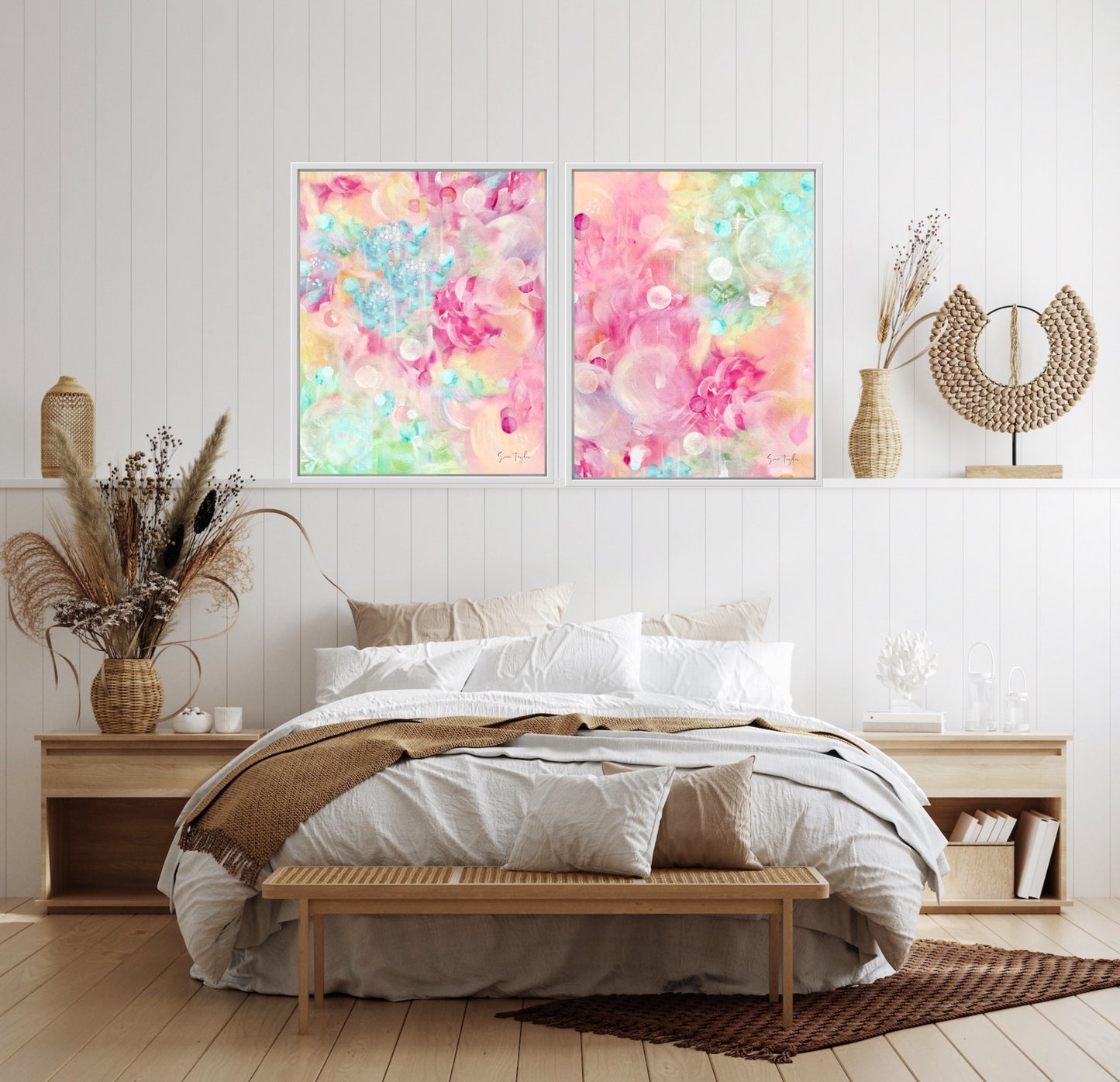 Summer Gallery Set of Two - Canvas Art Prints