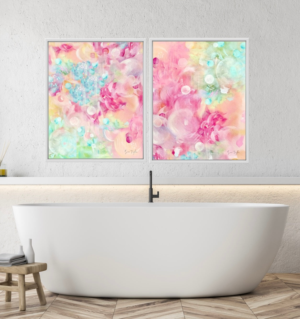 Summer Gallery Set of Two - Canvas Art Prints