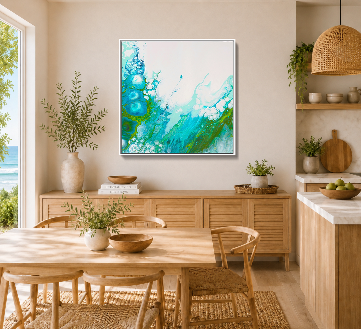 Beyond The Blue - Canvas Art Print