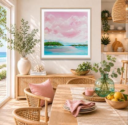 Where The Sky Softens - Paper Art Print