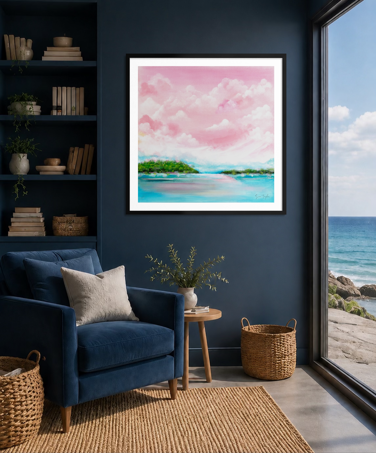 Where The Sky Softens - Paper Art Print