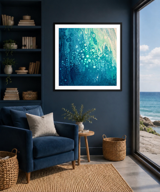 Whispers of the Deep - Paper Art Print