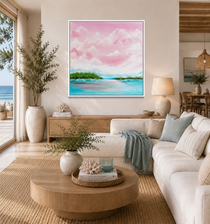 Where The Sky Softens - Canvas Art Print