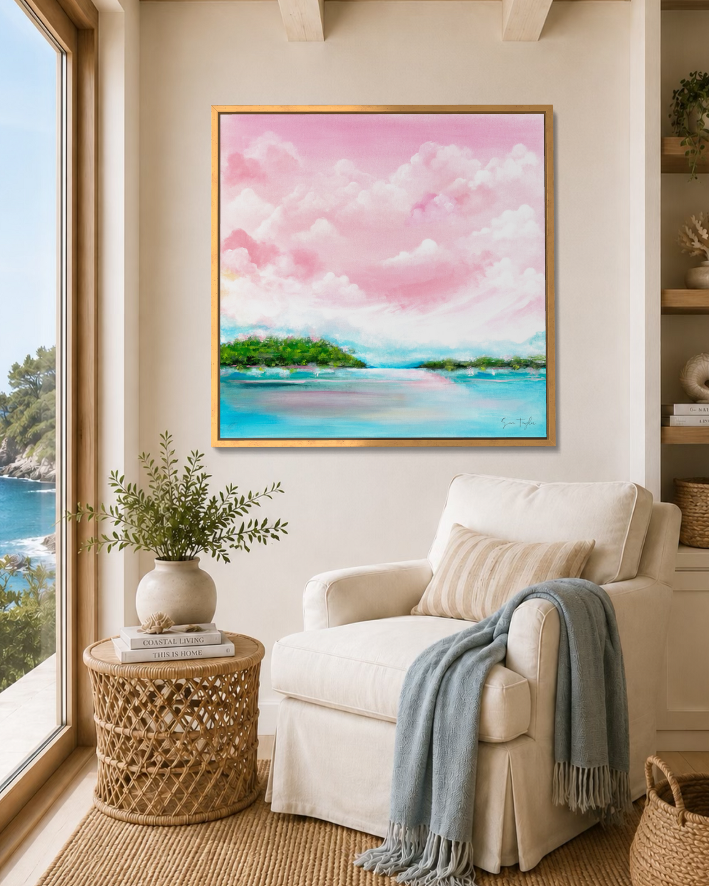 Where The Sky Softens - Canvas Art Print
