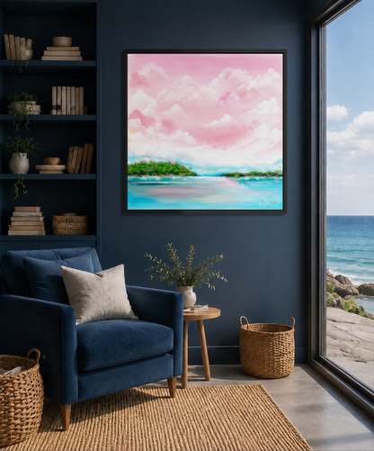 Where The Sky Softens - Canvas Art Print