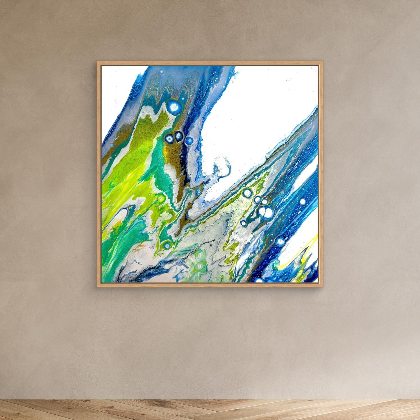 IN MOTION - Canvas Print - Coastal Abstract Art by Sam Taylor