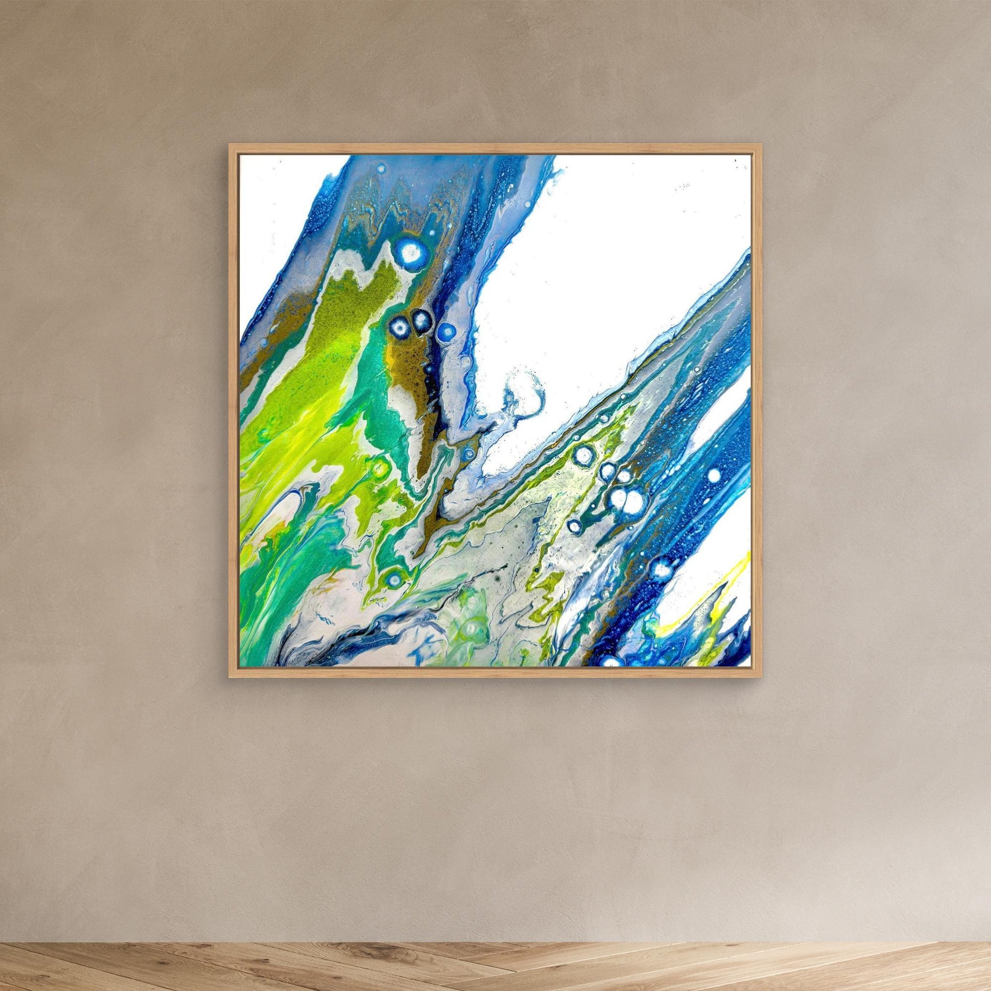 IN MOTION - Canvas Print - Coastal Abstract Art by Sam Taylor