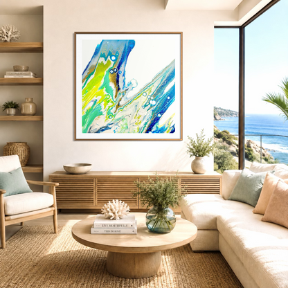 In Motion - Paper Art Print