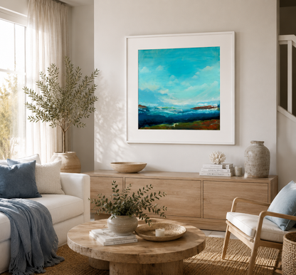 Blue Abstract Art