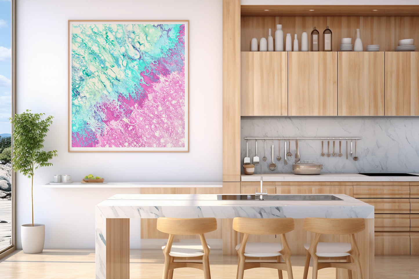 CHROMATIC DRIFT - Canvas Print
