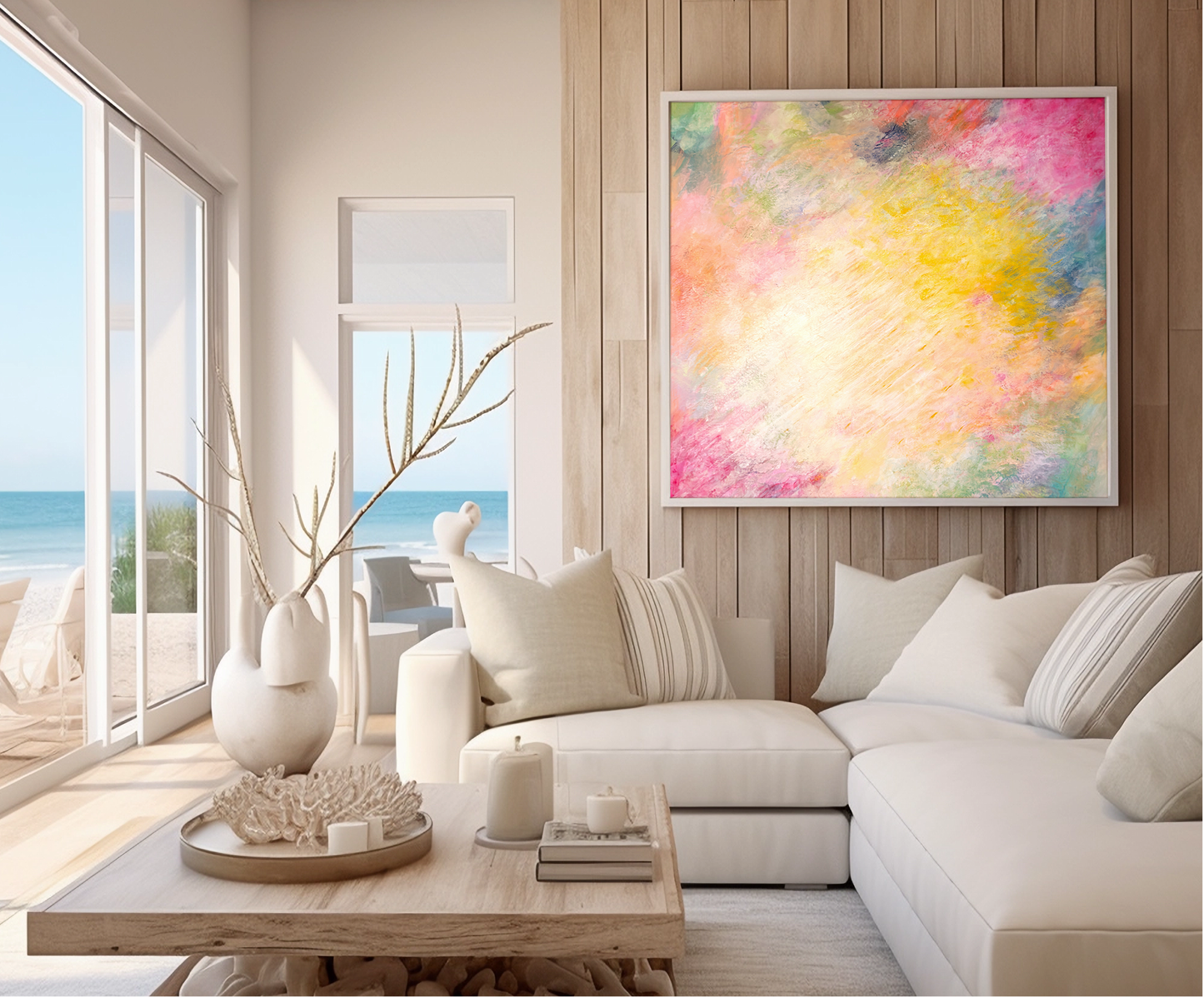 Colourful wall art for the home