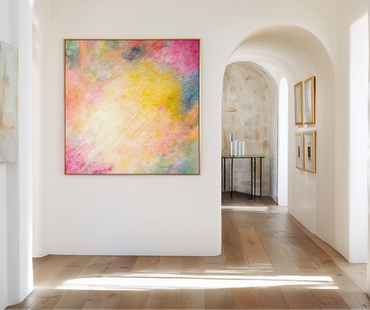 Colourful wall art for the home