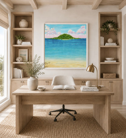 Looe Island Art Print by Sam Taylor