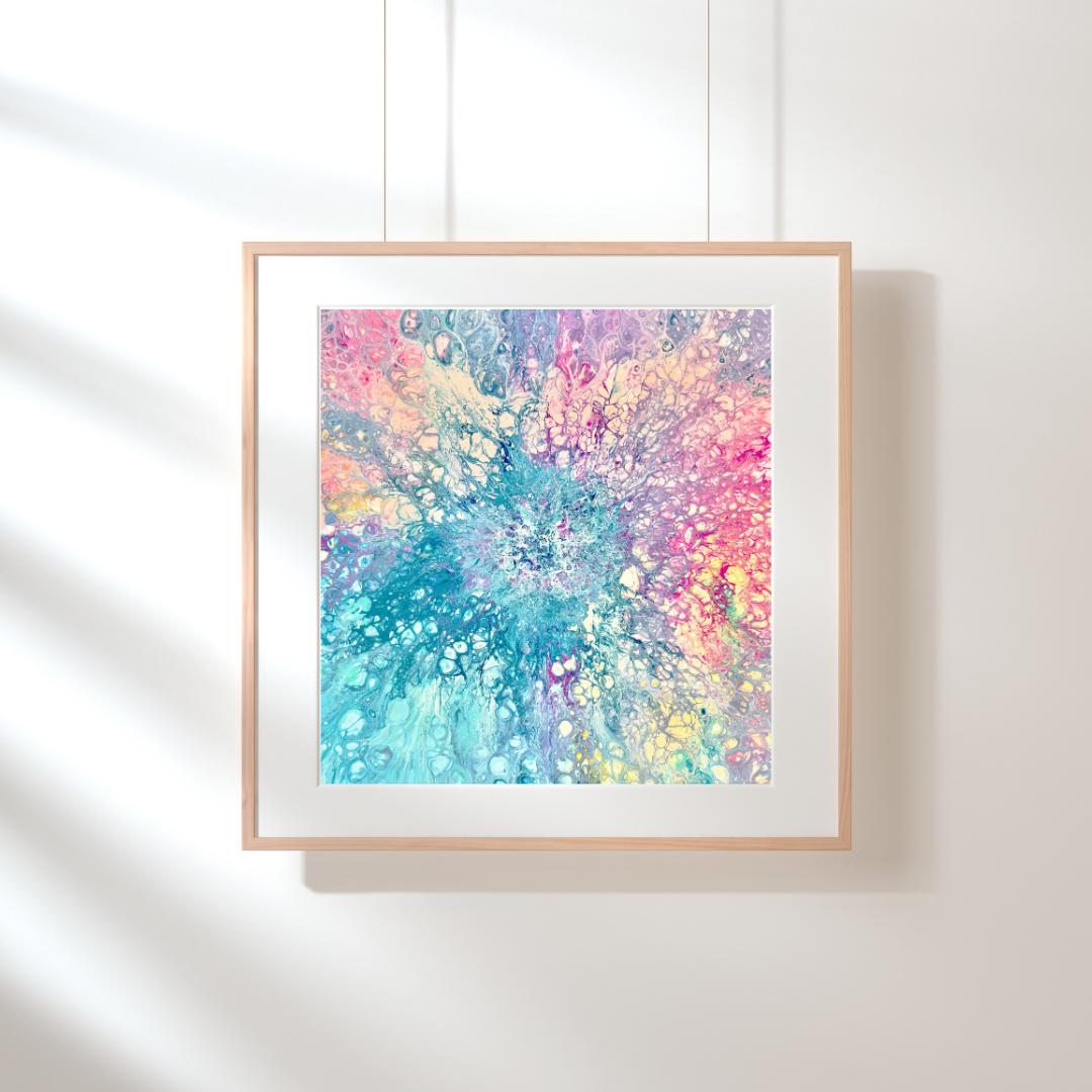 Pink Abstract Art