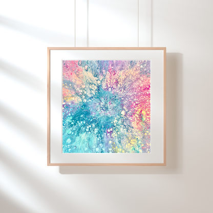 Pink Abstract Art