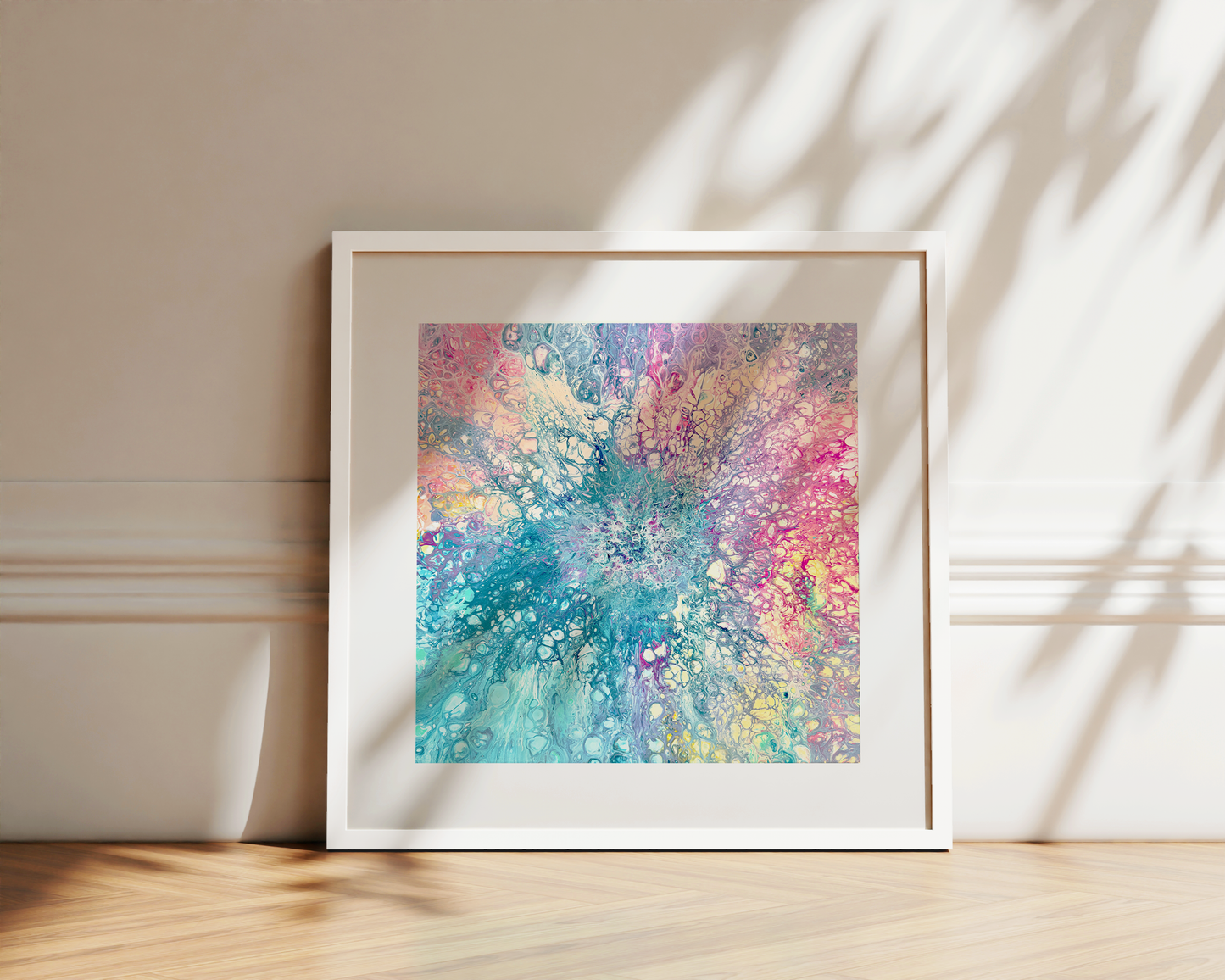 Lost in Lumen - Paper Print - Colourful Abstract Art by Sam Taylor