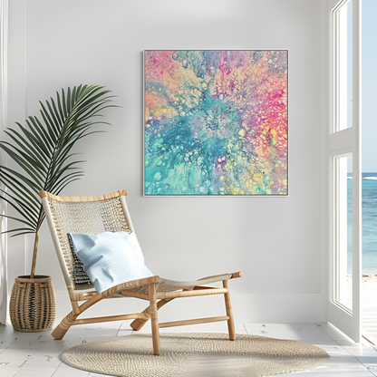 Colourful wall art for the home