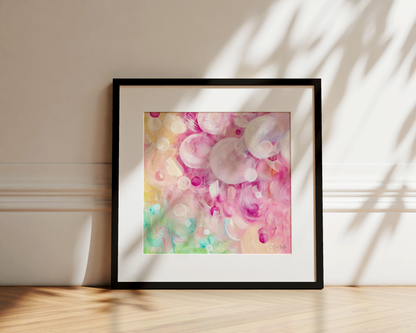 Gentle Garden - Paper Art Print