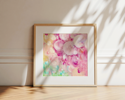 Gentle Garden - Paper Art Print