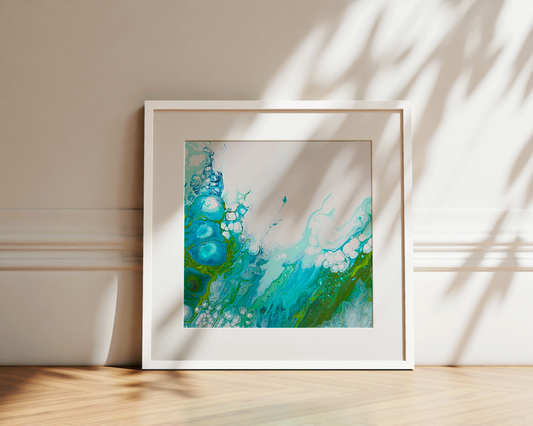 Beyond The Blue - Paper Art Print