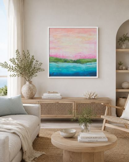 Pink Abstract Art