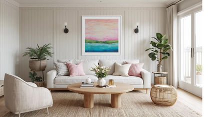 Colourful wall art