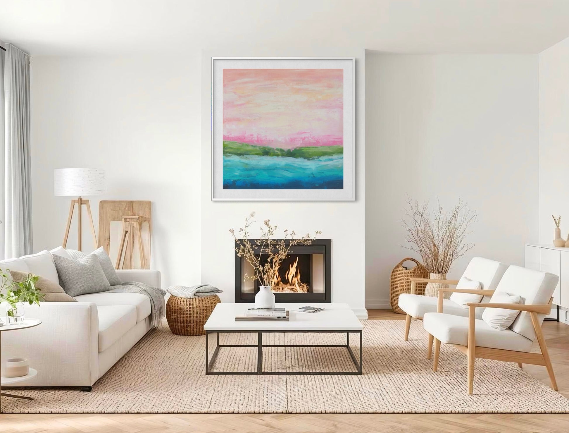 Colourful wall art 