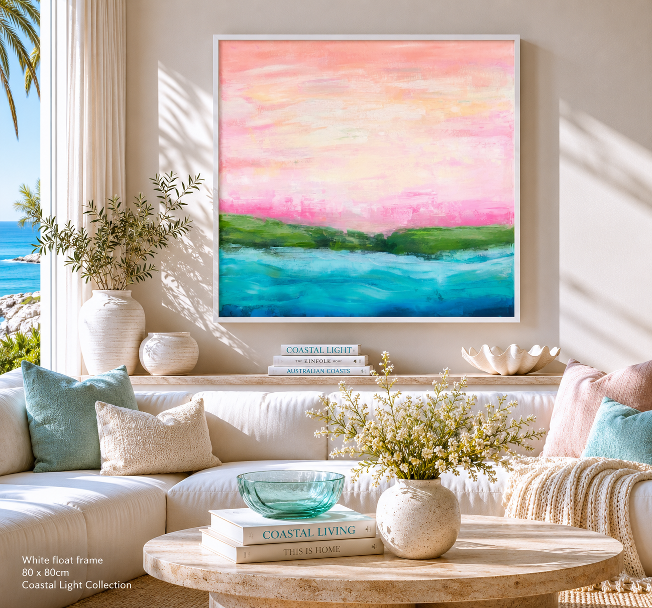 Pink Abstract Art