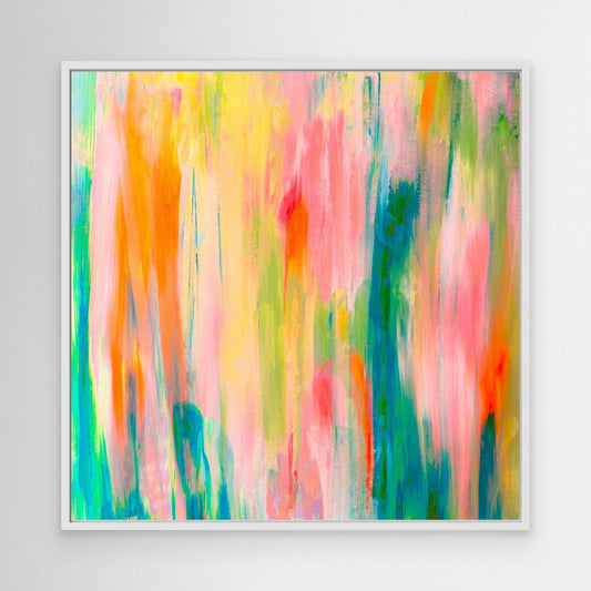 Quiet Awakening - Canvas Print, Colourful Abstract Art by Sam Taylor