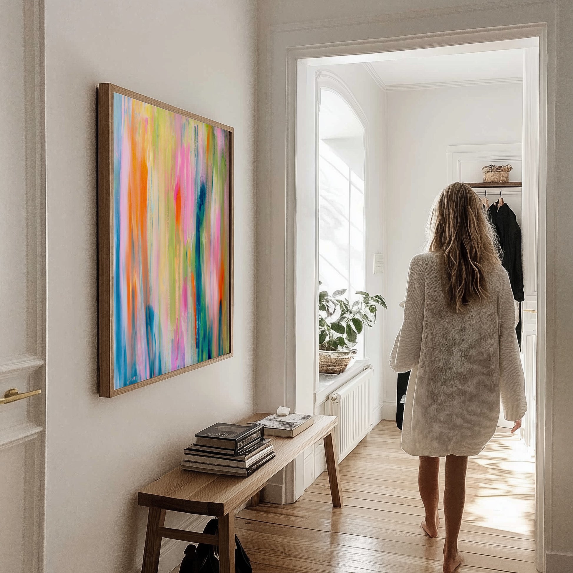 Vibrant abstract art for the home