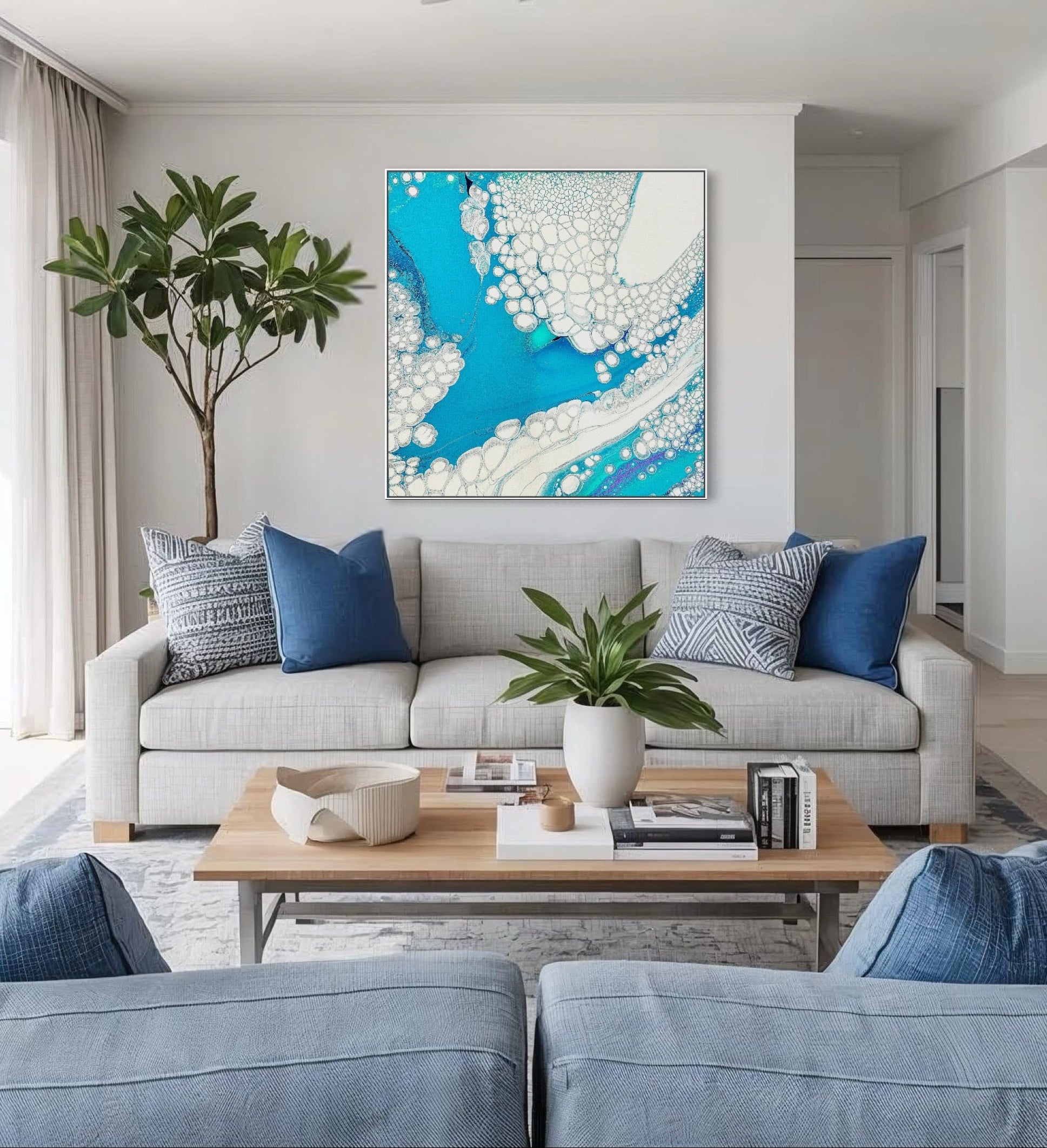 Coastal Abstract Seascape by Sam Taylor