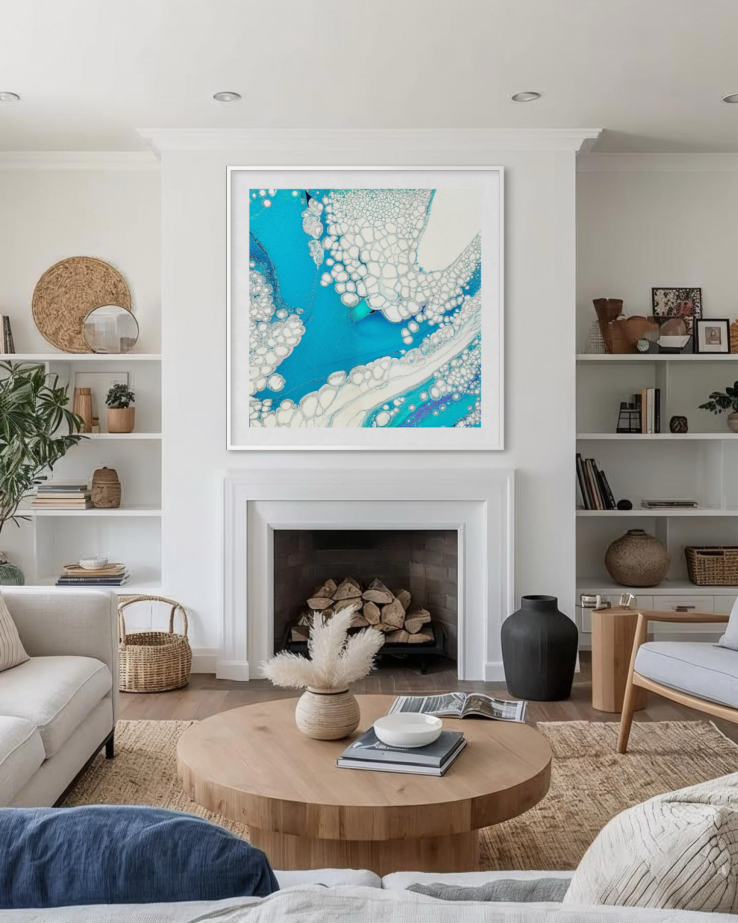 Colourful wall art