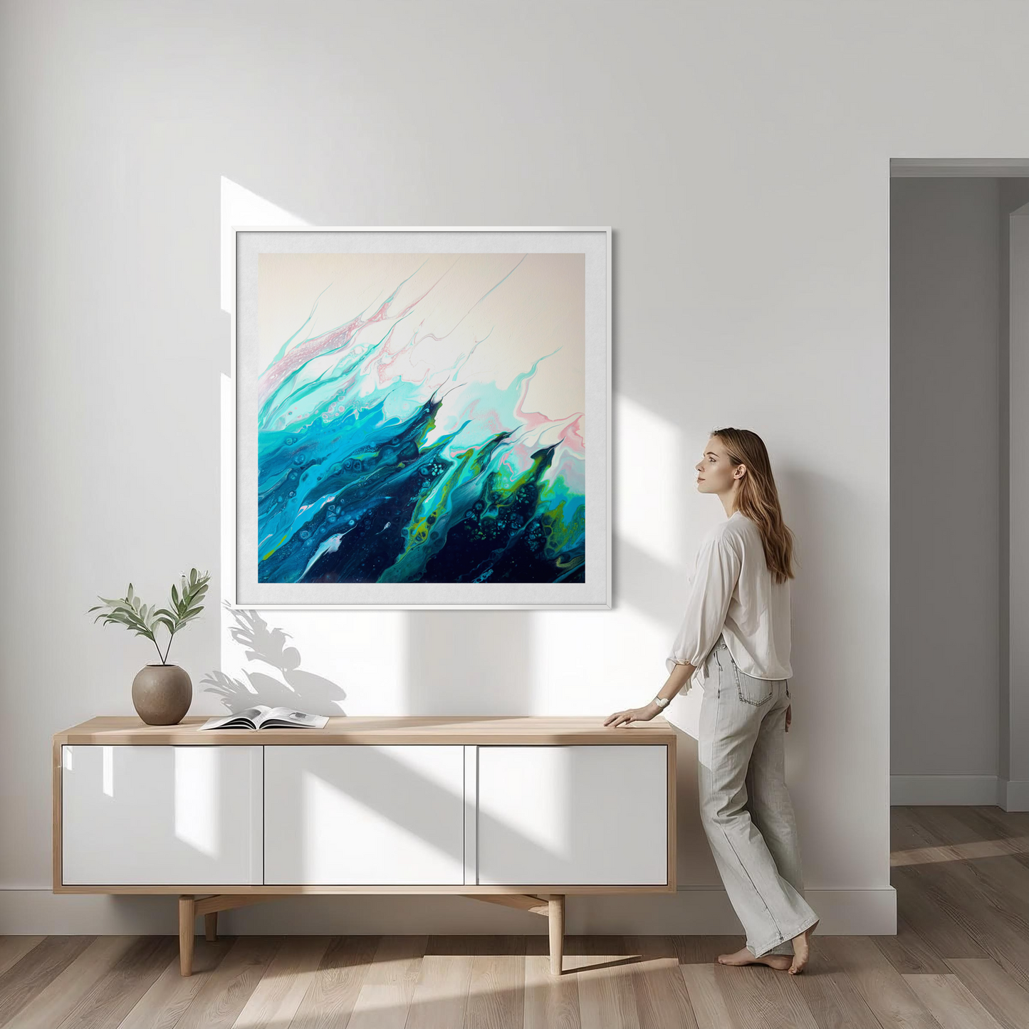 Colourful wall art for the home