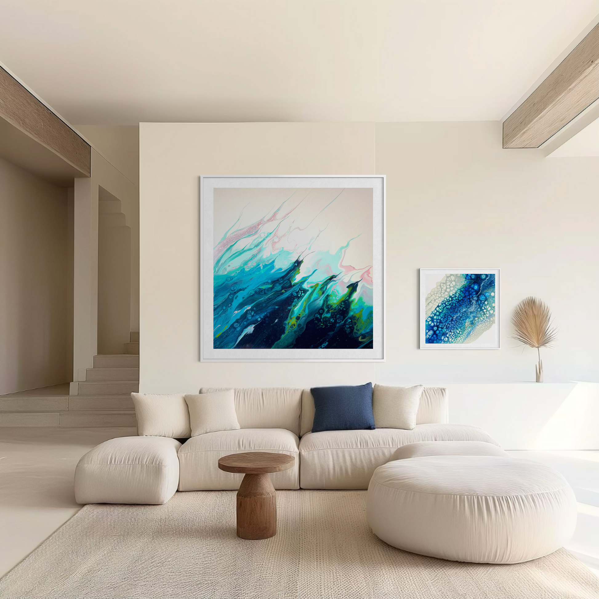 Blue coastal wall art for the home