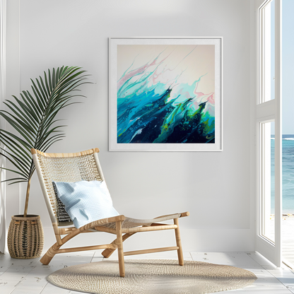 Colourful wall art
