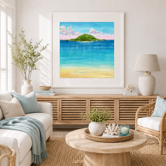 St George's Island - Paper Art Print