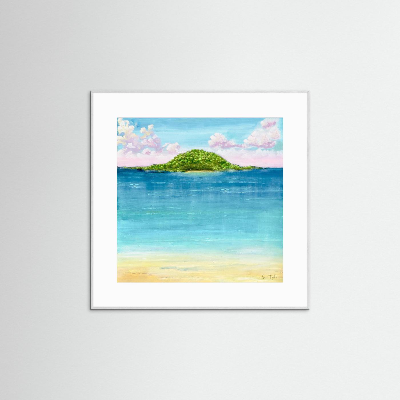 St George's Island - Paper Art Print