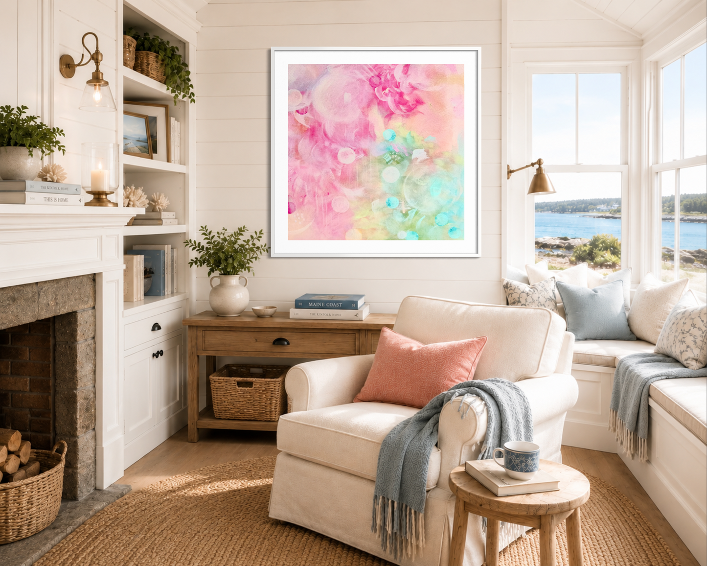 Summer Garden - Paper Art Print