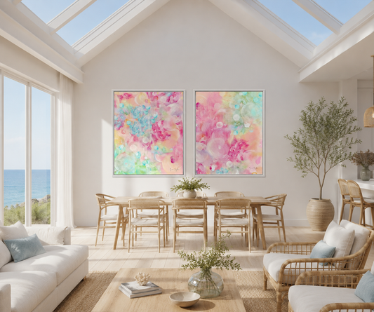 Summer Gallery Set of Two - Canvas Art Prints