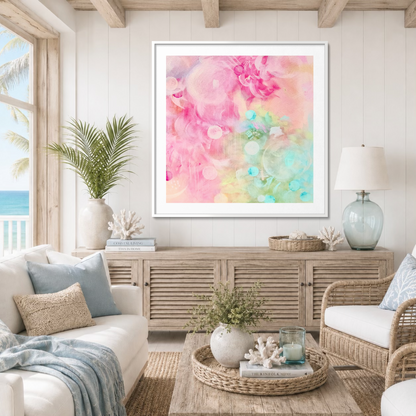 Summer Garden - Paper Art Print