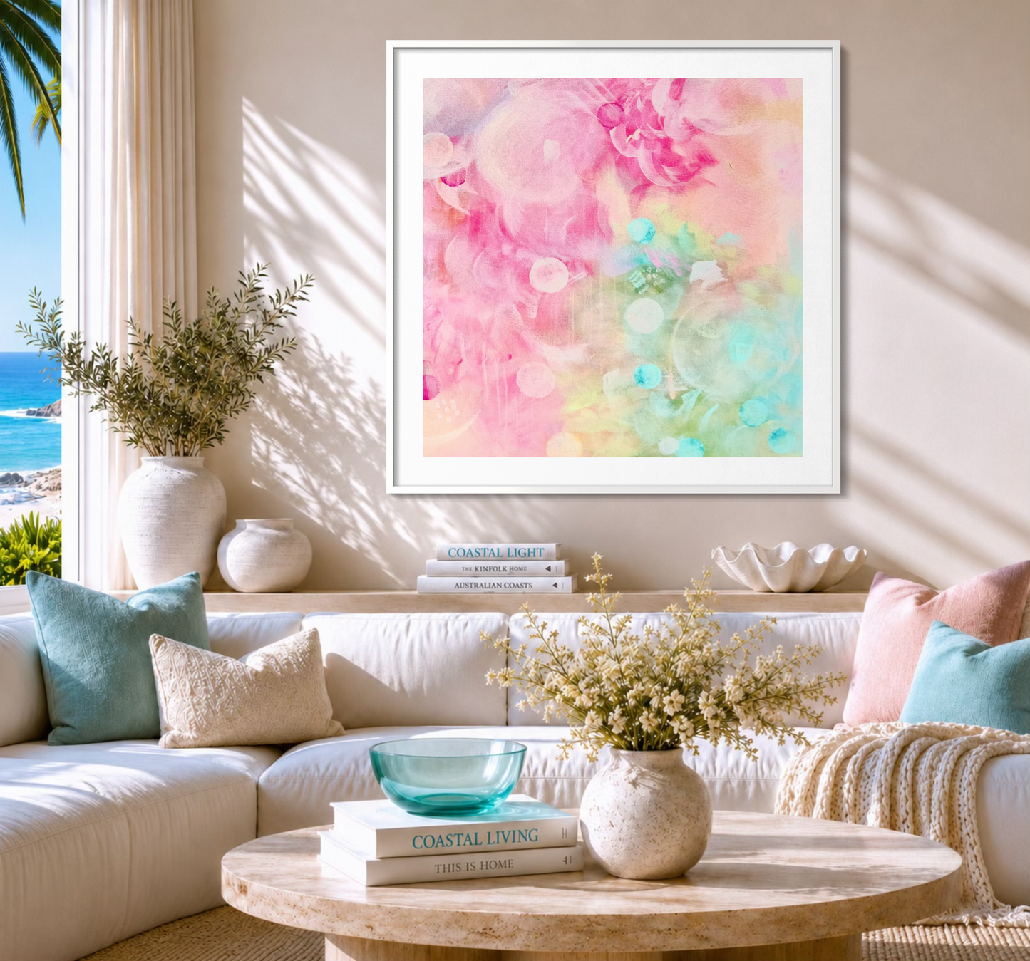 Summer Garden - Paper Art Print