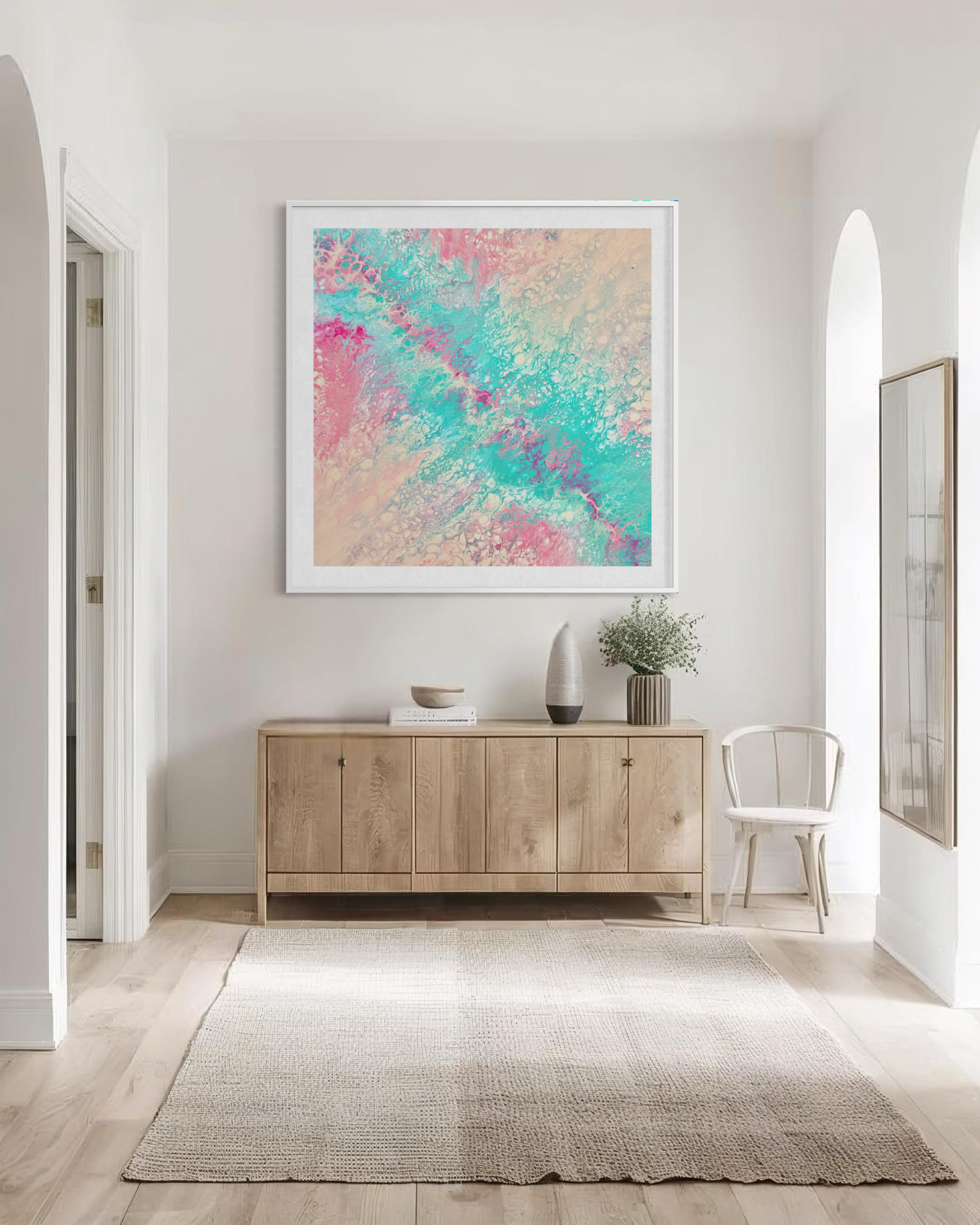 Colourful wall art for the home