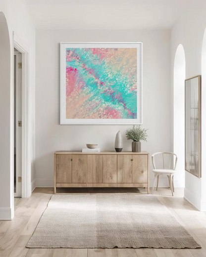 Colourful wall art for the home