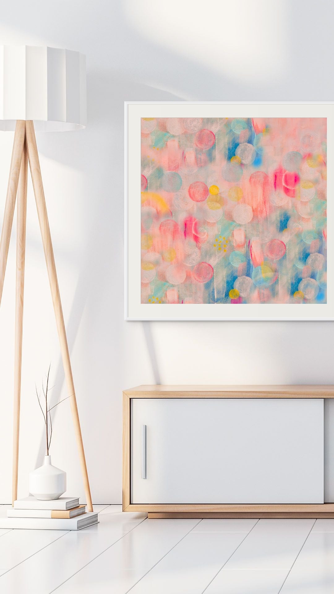 Colourful wall art for the home
