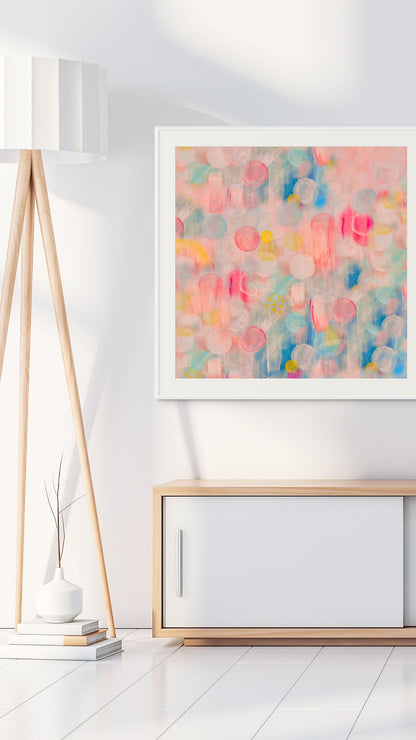 Colourful wall art for the home