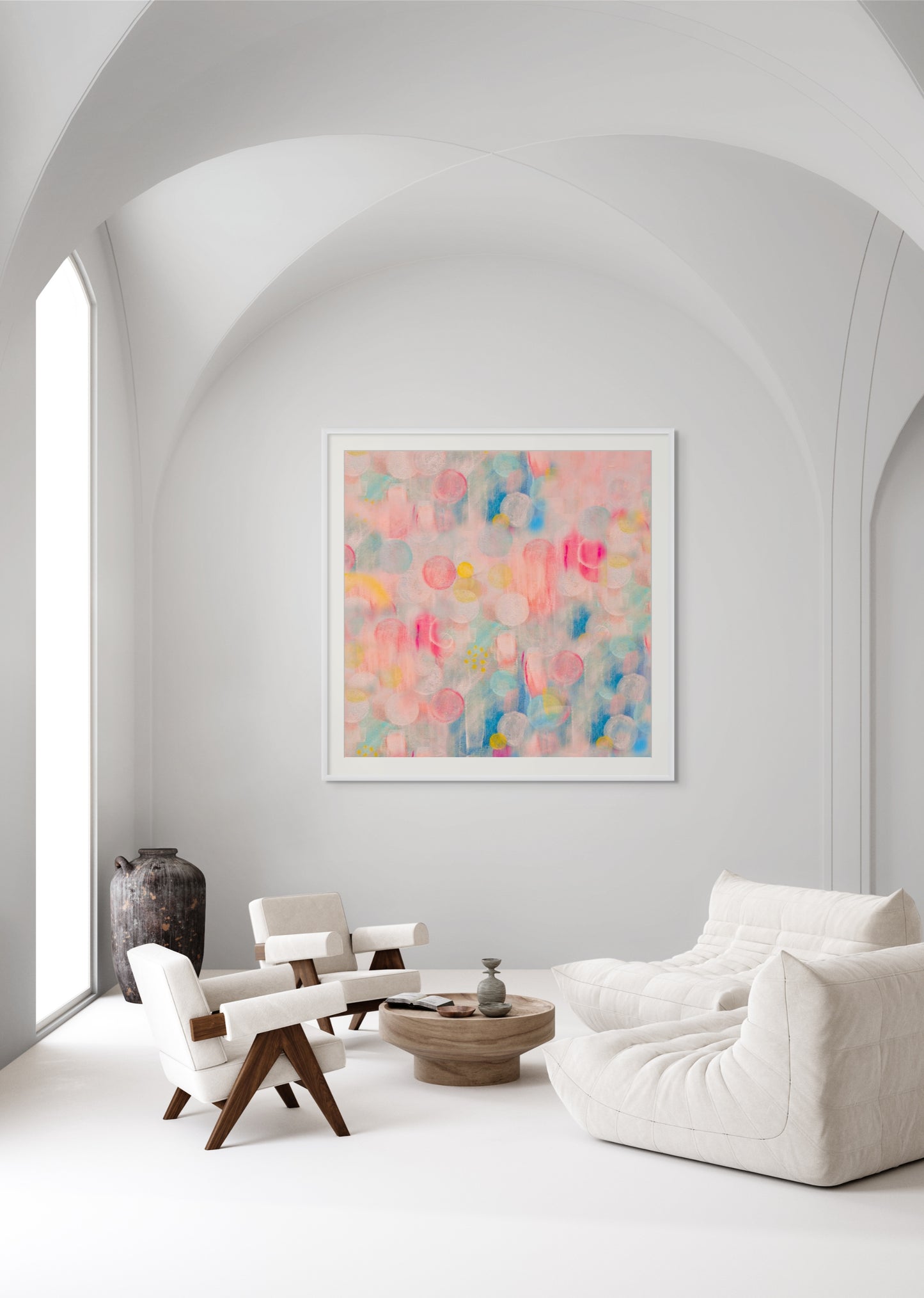 Colourful abstract art prints