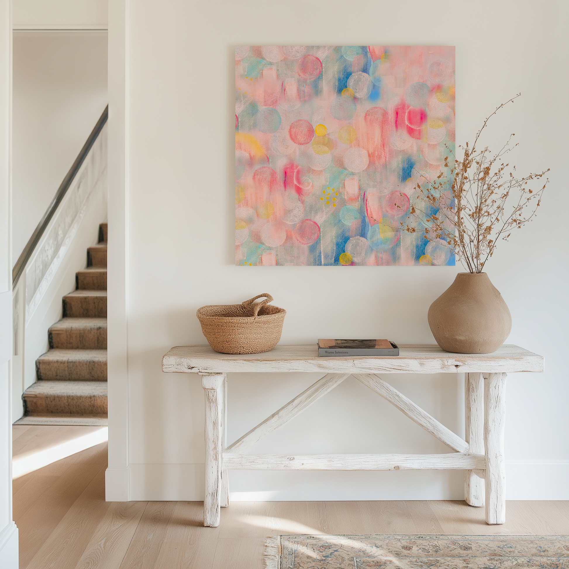 Colourful wall art for the home