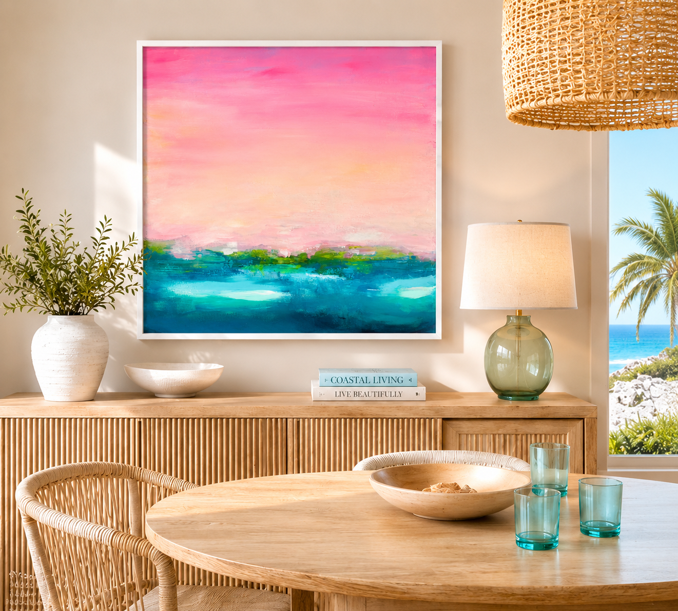 Coastal Abstract Art Print