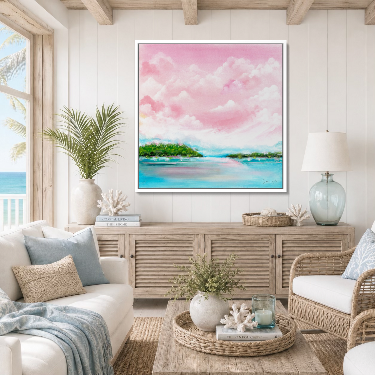 Where The Sky Softens - Canvas Art Print