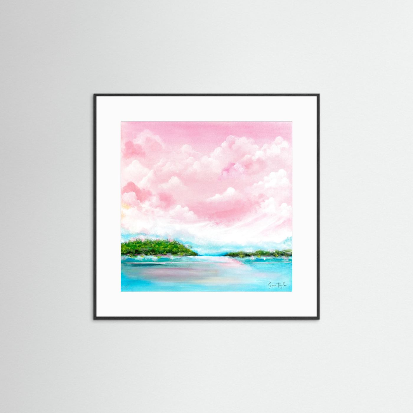 Where The Sky Softens - Paper Art Print